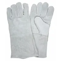 Welding Gloves,Stick,XL/10,PK12: Wing Thumb, Gauntlet Cuff, Premium, Gray Cowhide, 12 PK (MPN 4155)