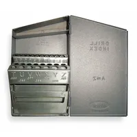 CHICAGO-LATROBE Drill Bit Index: 26 Compartments, For A to Z Drill Bits (MPN 57808)