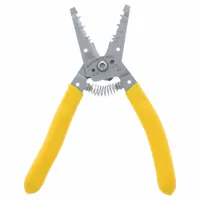Wire Stripper: 14 AWG to 2 AWG, 12-2, 14-2, 9 in Overall Lg, Strip, Std Cushion Grip, 9 - 11 in (MPN 45-222)
