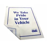 Floor Mat: White, Plastic, 16 1/2 in x 21 in, 500 Pack Qty, Roll (MPN M-FG-P9943-02)
