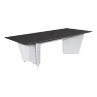 REGENCY Conference Table: Rectangle, Laminate/Melamine, Ash Gray, 96 in Overall Lg, 48 in Overall Wd (MPN ACT9648AGWH)