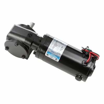 LEESON Right Angle Gearmotors: Right Angle, 90V DC, TENV, 42 RPM, 22 in-lb Max Torque - Right Angle DC Gearmotors