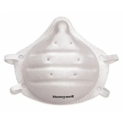 PIP GLOBAL SAFETY Disposable Respirator: Dual, Non-Adj, Molded Nose Bridge, Std, N95, White - N95 Respirators without Exhalation Valve