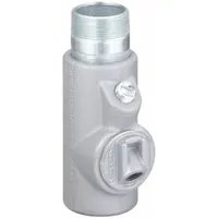 Sealing Fitting - Vertical: Iron, 1 in Trade Size, Male to Female, 4 1/16 in Overall Lg (MPN EYDM-100)