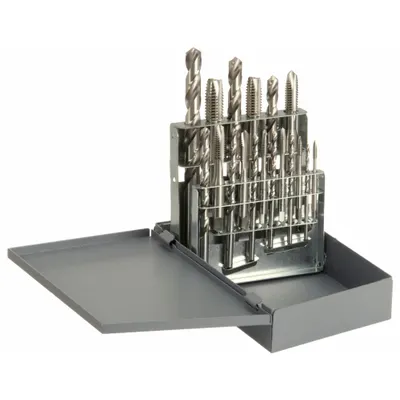 CHICAGO-LATROBE 52581 Drill Bit and Spiral-Point Tap Set - Drill Bit & Spiral-Point Tap Sets