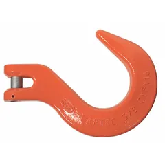 Steel wide-opening foundry hook with a 3 7/8 in hook opening width, grade 100, and blue finish. Designed for lifting applications where standard hooks cannot accommodate large slings or chains. Working load limit 5,700 lb.