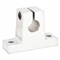 THOMSON Shaft Support Block: SB, For 3/8 in Shaft Dia, Unfinished Malleable Iron, 1.19 in Overall Ht (MPN SB6)