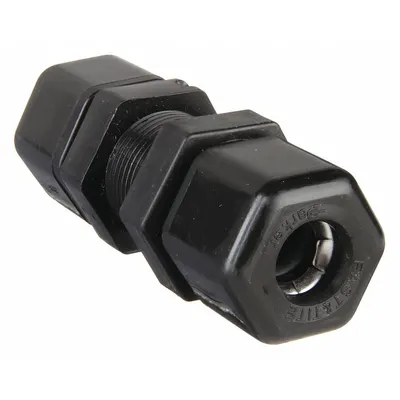 PARKER P4BU4 Polypropylene Compression Tube Fitting Union Bulkhead - Polypropylene Compression Tube Fittings