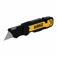 DEWALT Folding Utility Knife: 4.5 in/8.5 in, Steel, Aluminum, 1 Blades Included (MPN DWHT10992)
