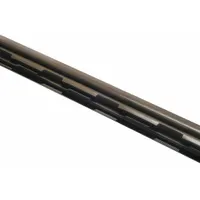 NATIONAL GUARD Door Shoe: Single Fin Insert, Vinyl, 48 in Lg, 1 1/2 in Wd, Bronze (MPN 344NF-48)