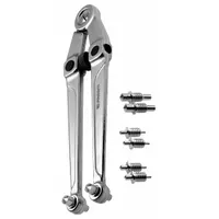 FACOM Pin Spanner Wrench: 3 15/16 in, 5/16 in Pin Dia, 10 1/2 in Overall Lg, 3/8 in Pin Lg, Round (MPN FA-117.B)