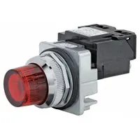 SIEMENS Pilot Light: 30 mm Panel Mounting Size, Red, LED, 240 V AC Max Volt Rating (Supply) (MPN 52PL5H2XB)