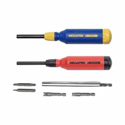 MEGAPRO Multi-bit Screwdriver: Phillips/Security Hex/Security - Security Multi-Bit Screwdrivers