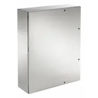 HOFFMAN Enclosure: 304 Stainless Steel, 60 in x 36 in x 12 in, NEMA 12/3R/4/4X, Solid Cover, Hinged (MPN CSD603612SSR)