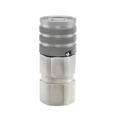 PARKER FEM-371-8FO Steel Hydraulic Quick-Connect Coupling Body - FEM Series Hydraulic Quick-Connect Coupling Bodies