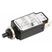This reset circuit breaker is a replacement component for Garland Manufacturing ovens. It automatically interrupts power during an electrical overload and can be manually reset after the fault is cleared. Use it to restore circuit protection in compatible oven equipment