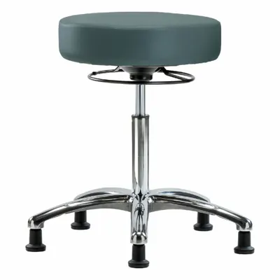 OEM Stool: Vinyl, Ht Range 21 1/4 in to 28 3/4 in, 17 in Seat Wd, 17 in Seat Dp - Vinyl Lab Stools