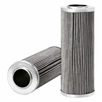 Cartridge hydraulic filter with cellulose media, 3 1/8 in outside diameter. Designed for use with hydraulic fluid in New Holland vehicles. Removes contaminants to protect hydraulic system components in agricultural and industrial equipment