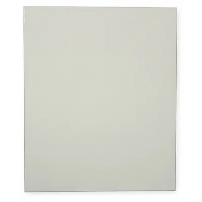 ASI GLOBAL PARTITIONS Partition Panel: Plastic Polymer, Pebble, Cream, 55 in Ht, 55 in Wd - Panels & Panel Posts for Bathroom Partitions