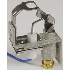 This pilot burner is used in HVACR systems to ignite the main burner in gas-fired heating equipment such as furnaces and boilers. It provides a stable flame for reliable ignition in residential and light commercial applications.