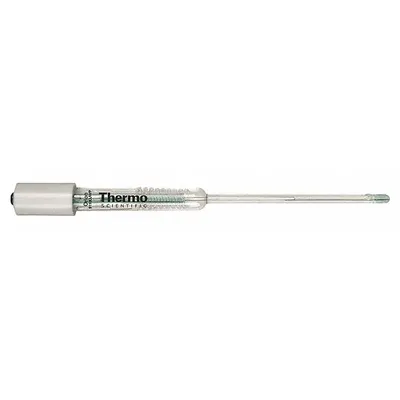 THERMO SCIENTIFIC Electrode: 9110DJWP, pH, 0 to 14 pH, Cylindrical, 1 m Cable Lg, BNC - pH Laboratory Electrodes, Probes & Sensors