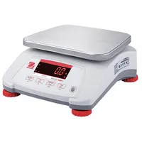 OHAUS Food Scale: 7 1/2 in Weighing Surface Dp, 9 1/2 in Weighing Surface Wd, 4 7/8 in Overall Ht (MPN V41PWE6T)