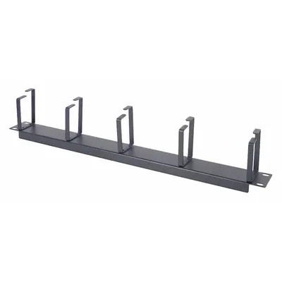 VIDEO MOUNT PRODUCTS Cable Manager: Horizontal, 1 U, Single Side Sides, 3 3/4 in Overall Dp - Horizontal Ring-Style Cable Managers