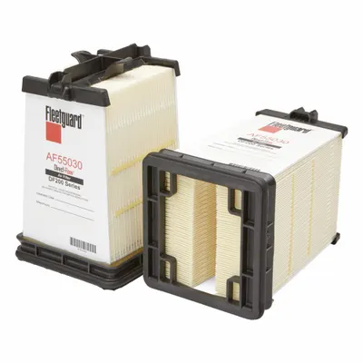 FLEETGUARD Automotive Air Filter: Engine, 6 19/32 in Outside Dia - Bottom - Panel Engine Air Filters