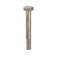 Hex Head Cap Screw: Steel, Class 10.9, Zinc Yellow, M10, Metric, 85 mm lg, Partially Threaded, 50 PK (MPN HC10100851-050P1)
