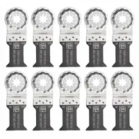 FEIN Oscillating Tool Blade: 1 3/8 in Blade Wd, 3 13/16 in Overall Lg, Bi-Metal, 10 Pieces, 10 PK (MPN 63502160290)
