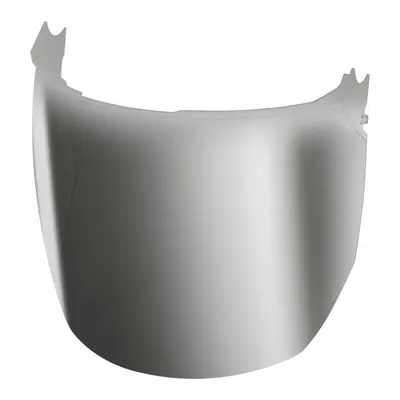 MILWAUKEE Face Shield Visor: 11 in Overall Wd, 9 in Overall Ht, Silver, Reusable - General Purpose Replacement Visors