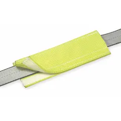 This protective wear pad is designed for use with round slings and web slings up to 2 inches wide. Made of yellow nylon with a thickness of 3/16 inch, it helps reduce abrasion and cutting damage to slings during lifting and material handling operations.