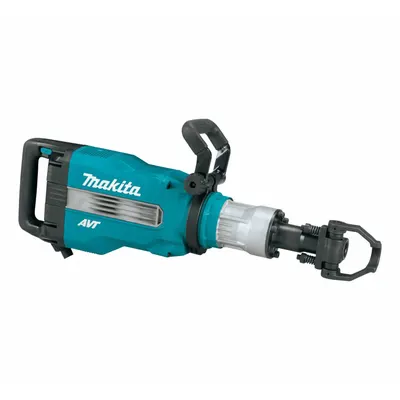 MAKITA Demolition Hammer: Corded, Chipper, 1 1/8 in Hex, 35.7 ft-lb, 1,300 bpm - Inline Corded Demolition Hammers