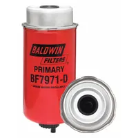 BALDWIN FILTERS Fuel Filter: Cartridge, 7 5/8 in Overall Lg, 3 5/16 in Outside Dia, Cellulose (MPN BF7971-D)