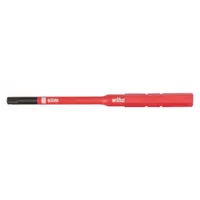 WIHA Insulated Torx Screwdriver: SlimLine, Stubby Lg, Torx Tip, T9 Tip Size, 3 in Overall Lg (MPN 28344)