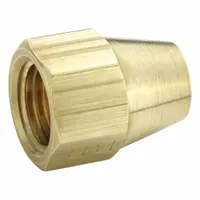 Flared Fitting Nut: 5/8 in OD Fitting Size, Flared, Brass (MPN 41FX-10)