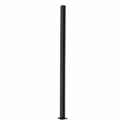 EUROFENCE Surface Mount Post Kit: 6 ft Overall Ht, Surface Mount Fence Mounting - Installation Supplies for Privacy Fences