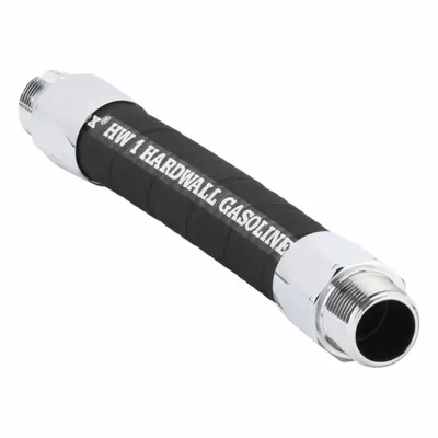 FILL-RITE Discharge Hose: Discharge Hose, 1 in x 1 ft, Neoprene, Nitrile, Brass - Whip Hoses for Fuel Transfer Pumps
