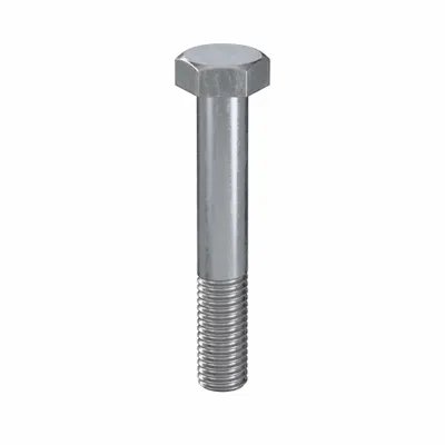 LINDSTROM Hex Head Cap Screw: Steel, Class 8.8, Zinc Plated, M12, Metric, 75 mm lg - Class 8.8 Steel Hex Head Cap Screws
