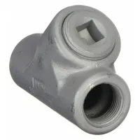 Sealing Fitting - Vertical and Horizontal: Iron, 3/4 in Trade Size, 3 11/16 in Overall Lg (MPN EYS-2)