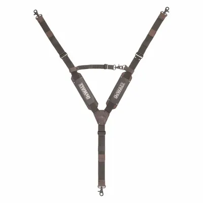 DEWALT Tool Suspenders DWST550116: Leather, Padded, Zero Pockets