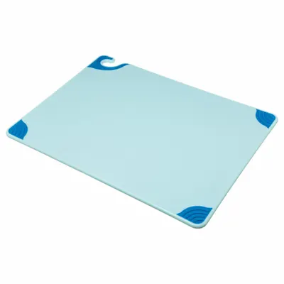 SAN JAMAR Saf-T-Grip Cutting Board, 18 x 24 in, Blue, Co-Polymer, NSF Certified - Saf-T-Grip Cutting Boards