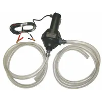 APPROVED VENDOR Electric Drum Pump: Pump with Hose, 1/4 hp HP, 12 V DC, 12 gpm, Polypropylene, PVC (MPN 12V-Trans)