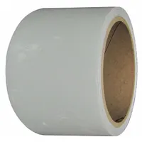 Floor Marking Tape: Gen Purpose, Solid, White, 3 in x 30 ft, 7 mil Tape Thick, Approved Vendor (MPN 78143)