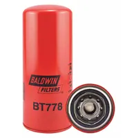 Spin-on hydraulic filter for removing contaminants from hydraulic fluid in industrial and mobile equipment. Features cellulose media, 1-12 thread size, and 3 11/16 in outside diameter. Includes a 30 psid bypass valve to protect the system during cold starts or high-flow conditions. Compatible with Allis-Chalmers vehicles