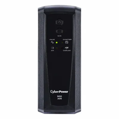 CYBER POWER UPS System: Single Phase, 900 VA Power Rating, 120 V AC Input, 120 V AC Output - Standby UPS Systems