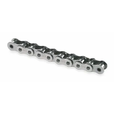 TSUBAKI Roller Chain: Single Strand, 50, 5/8 in Pitch, Poly-Steel, 10 ft Overall Lg - Anti-Corrosion Roller Chains