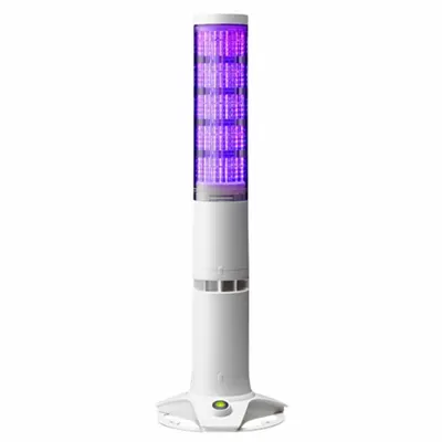 PATLITE Tower Light Assembly: 5 Tier, Sounder Tier Included, IP54, Direct Wire - Five-Tier Tower Light Assemblies