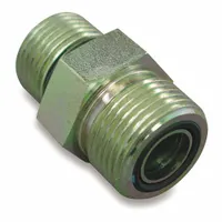 Hydraulic Hose Adapter: 1 in x 1 1/4 in Fitting Size, Male x Male, ORS x ORB, Rigid, Straight (MPN FF1852T1620S)