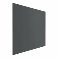 HADRIAN Partition Panel: Solid Plastic HDPE, Plastic, Slate, 55 in Ht, 40 in Wd, 1 in Thick (MPN X30040-231)